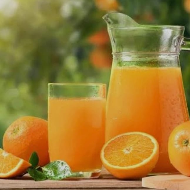 Fresh Squeezed Orange Juice For 10.