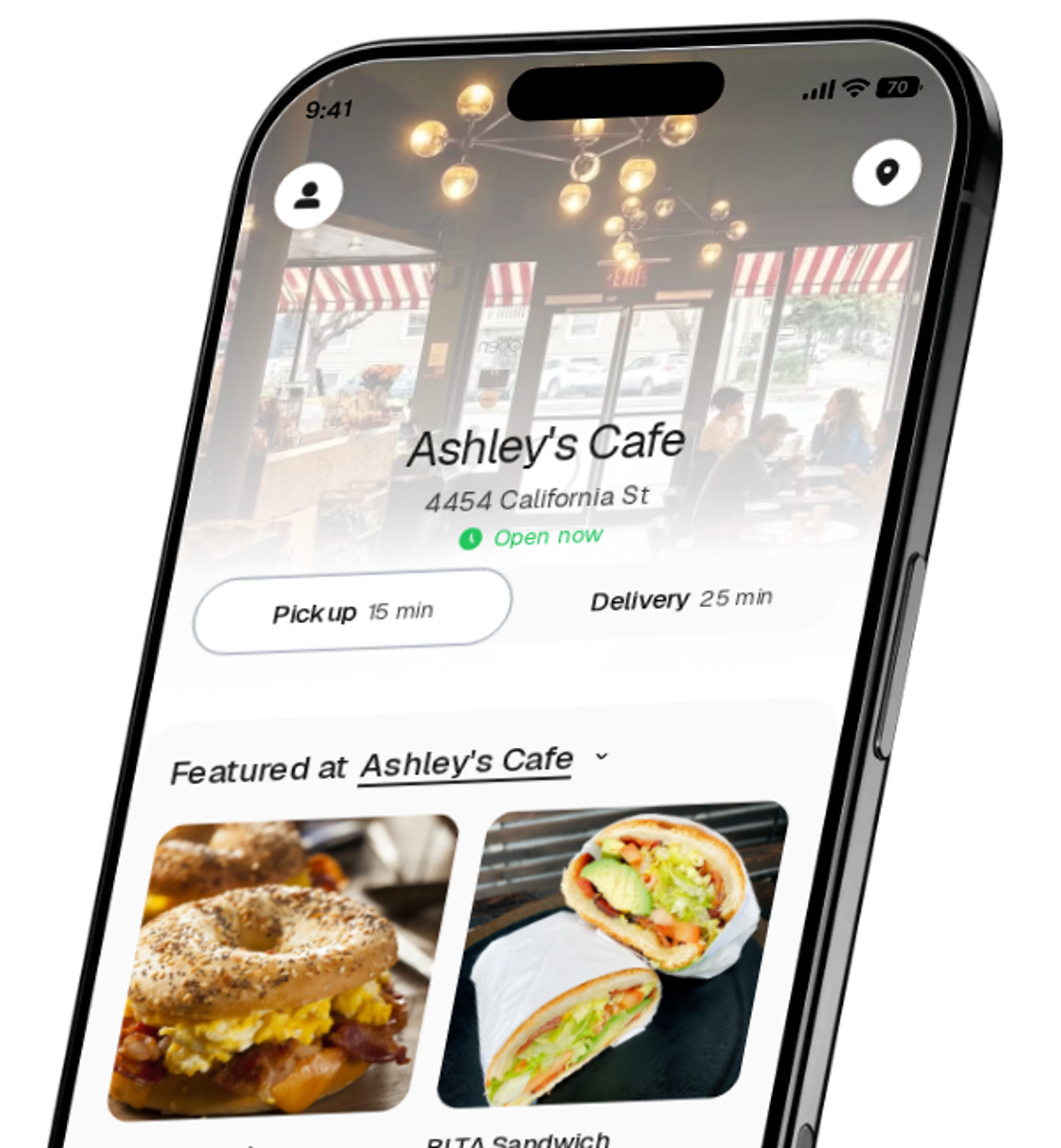Ashley's Cafe app preview