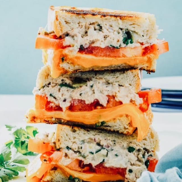 Tuna Melt Sandwich.