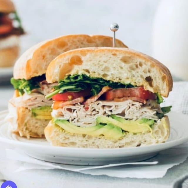 Turkey Avocado Sandwich.
