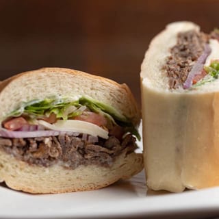 Bulgogi Rib-Eye Cheese Steak Sandwich