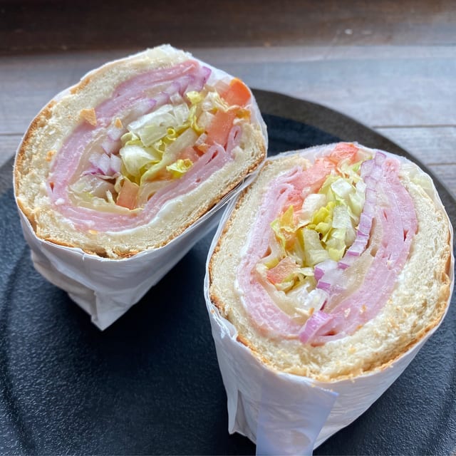 Ham and Swiss Sandwich.